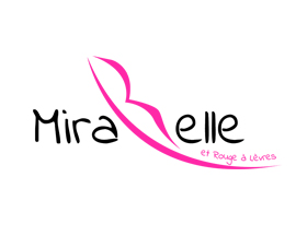 logo mirabelle et rouge à lèvres