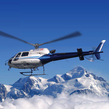 Baptême d'Hélicoptère au Mont Blanc