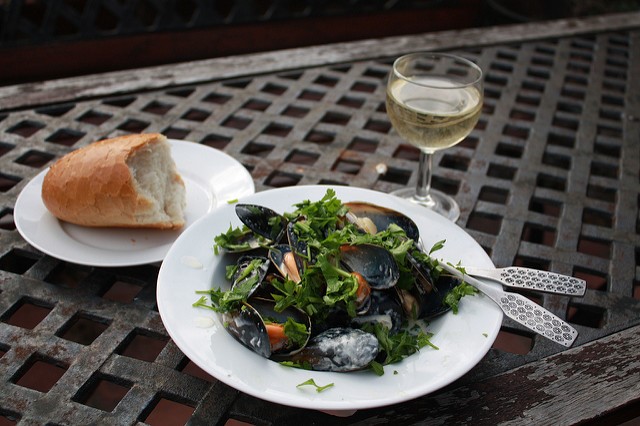 moules marinières au camping