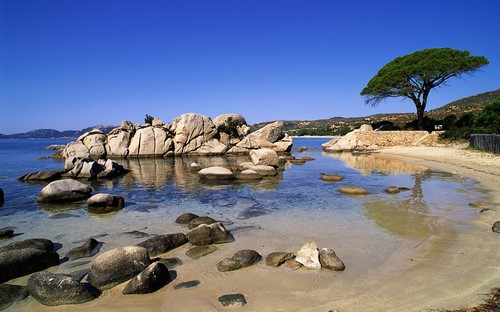 Plage de Palombaggia en Corse