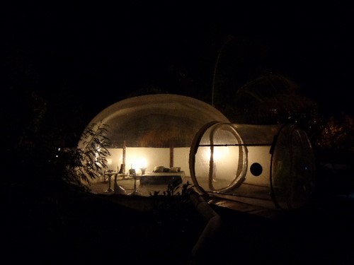 glamping dans une bulle