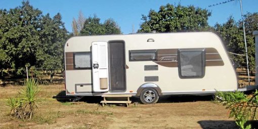 caravane sur son terrain