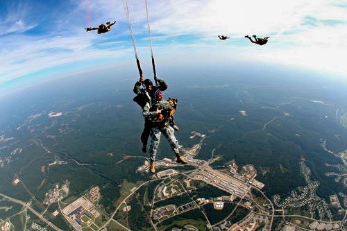 Saut en parachute