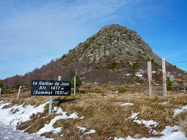 Le Mont Gerbier-de-Jonc en Ardèche