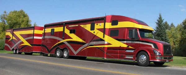 Camping car de luxe powerhouse coach